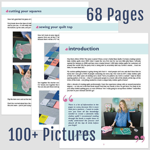 Baby Clothes Quilt Pattern Download