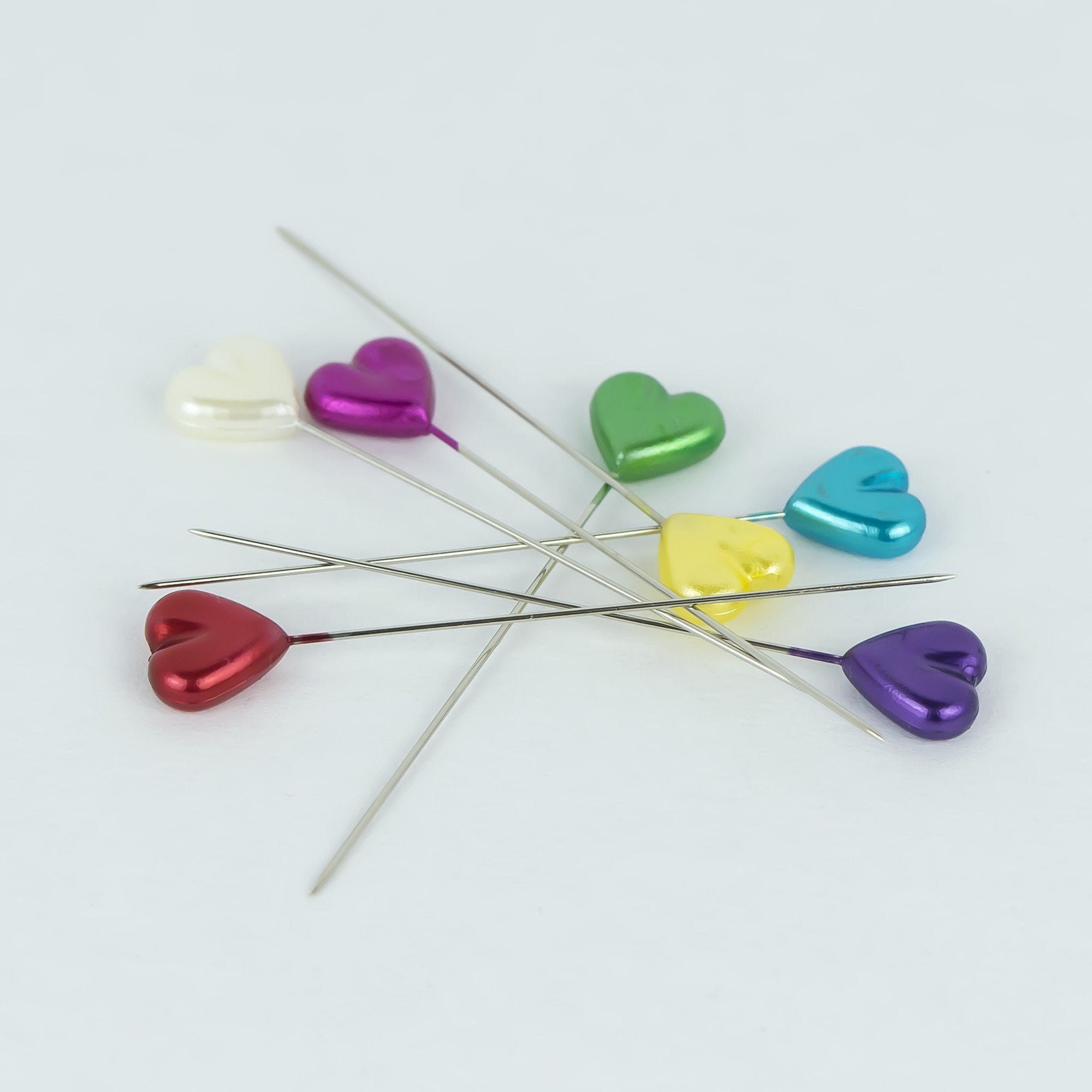 Dritz Pearlized Heart Pins  Quilting and Sewing Straight Pins – ListaLu